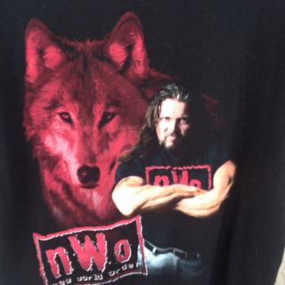 Kevin Nash Big Sexy Wolf Pack NWO WWE Wrestling T Shirt Vintage XL