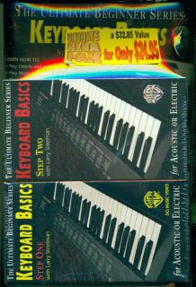 Ultimate Beginner Keyboard Basics Step 1 2 VHS Tape