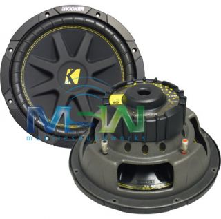 New Kicker® 10 C10 4 10 Comp Car Sub Woofer Subwoofer 4 Ohm SVC 150W