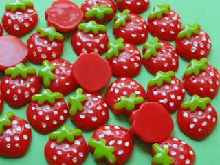  strawberries the Flat back the Buttons Scrapbooking Kid sDIYCraft
