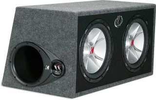 New Kicker Subwoofers in Vent Box