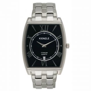 Kienzle Klassik Black Dial Titanium Mens Watch V81091343250