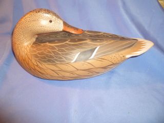 Wood Duck Decoy by Bill Goenne King City Calif RARE Magnum Size