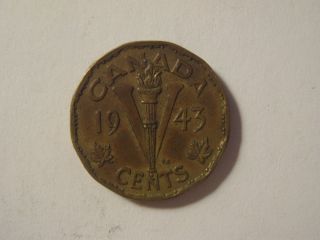 Cents 1943 K K 8232 King George VI World War II TOMBAC Nickel