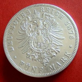 German Mark 1876 King Wilhelm I of Prussia 1861 1888