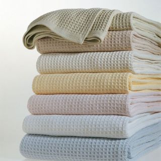 Amazing New Sferra Kingston Cotton Thermal Blanket in Seven Beautiful
