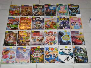 Wii Games You Pick A Game from The List Auction 6