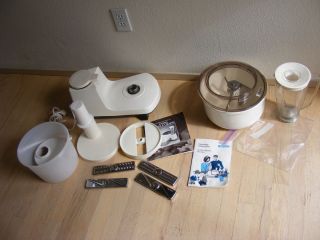 Vintage BOSCH Universal Kitchen Machine Mixer with Manual Many Extras