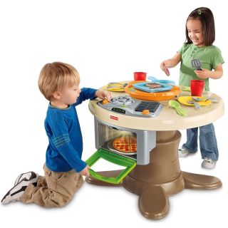 Pretend Play Kitchen Table Set Adjustable With Extras Unisex Toys Fun