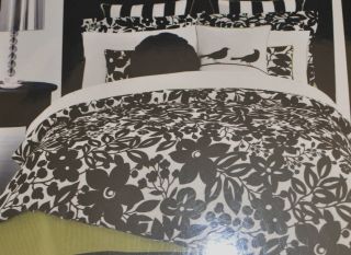 Hillcrest Fine Linens King duvet cover NIP luxury 3 piece set black
