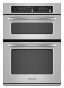 KitchenAid 30 Stainless Steel Built in Microwave Oven Combination