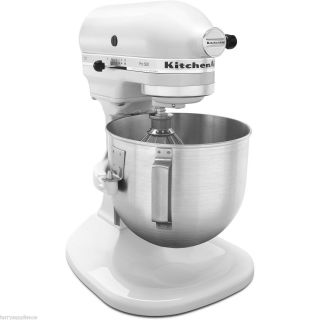 New KitchenAid KSM500PSWH Pro 500 5 Qt Bowl Lift Stand Mixer in White