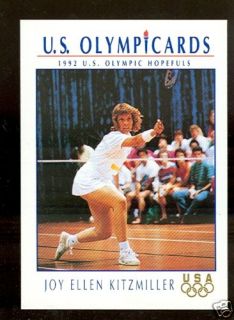 Manhattan Beach Joy Ellen Kitzmiller Tennis Card Read