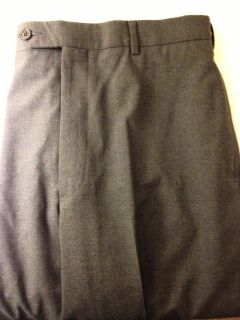199 Brooks Brothers 346 Mens Dress Pants Charcoal Gray Wool 35 x 31 32