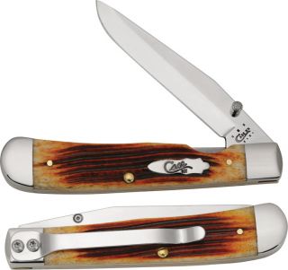 Case Knives Folder Winterbottom Sunset Bone Folding Pocket Knife New