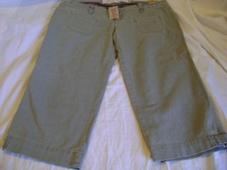 Junior Hollister Cropped Pants Size 3 Stretch