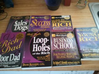Robert T Kiyosaki Lot of 7 Rich Dads Series