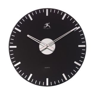 New Contemporary Black and Silver Kitchen Wall Clock