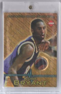 Kobe Bryant Lakers GAMEUSED Authentic Ball Encased Card