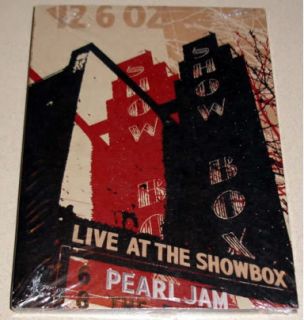Pearl Jam DVD Live at The Showbox New SEALED Klausen Eddie Vedder PJ20