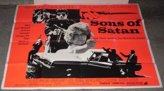 Giuliano Gemma Rita Hayworth Klaus Kinski Original Quad Poster Sons of
