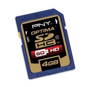 PNY 4G SD Card for Kodak PlaySport ZX3 ZX5 Zi10 Alesis Zoom Q3HD