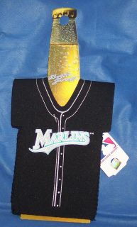 Miami Marlins MLB Neoprene Beer Bottle Jersey Kolder New Tag