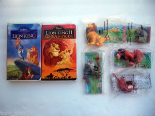 The Lion King Masterpiece Simbas Pride VHS Toy Lot