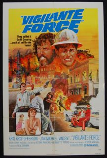 Vigilante Force 1976 Kris Kristofferson 1SHT Poster