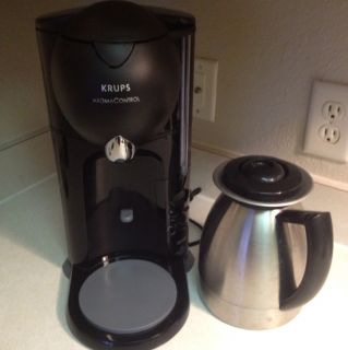 Krups Aroma Control 10 Cup Coffee Maker Pot Stainless Steel Model #229
