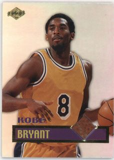 Kobe Bryant Game Used Basketball Insert Card Lakers Hot