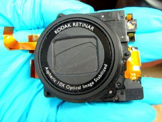 Kodak Z915 Digital Camera Parts Lens Unit w Directions