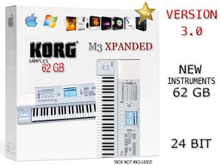 Korg M3 for KONTAKT PLAYER NKI sounds samples v 3 0 analog rack synth