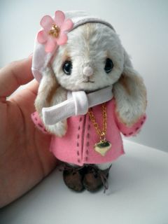 Penny Miniature Bunny Atist Made OOAK by Alina Kushnir