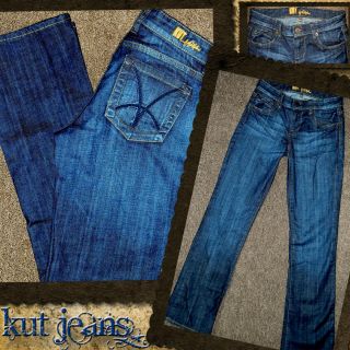 KUT from the Kloth Jeans   Boot Cut   Stretch   Dark Wash   Size 2