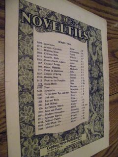 Vintage Sheet Music Novelties Hoola Hoola by Way 1902
