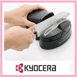 Kyocera Electric Diamond Knife Sharpener for Ceramic Knives, Free