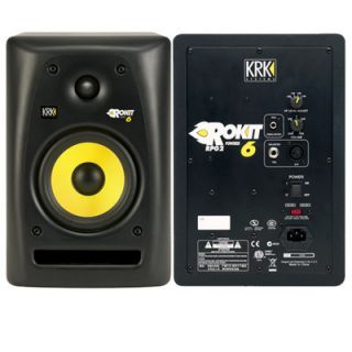 KRK Rokit 6 G2 68W 6 Two Way Active Nearfield Monitor RP6G2 Powered