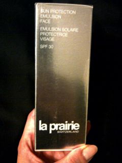 La prairie sun protection emulsion for face   SPF30   NIB