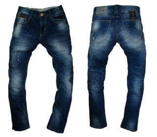 Fashion TAKESHY Kurosawa Slim Leg Fit Destroy Stone Washed Denim Jeans