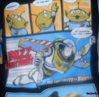 MadieBs Buzz Lightyear Comic Cotton Personalized Custom Pillowcase w