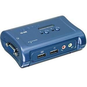 KVM Switch Kit w Audio 2 x 4ft 1 2M USB KVM Cables 0635145509516
