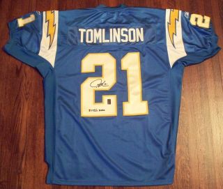 LaDAINIAN TOMLINSON San Diego Chargers Signed Authentic NFL MVP Jersey