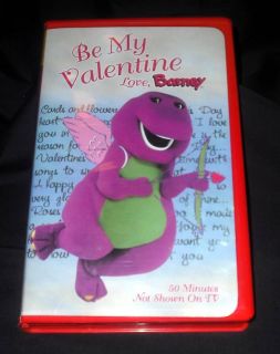 Barney Be My Valentine Love Barney VHS 2000 045986020475