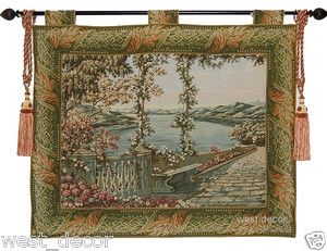 Lake Como Wall Hanging Tapestry 44 x 36