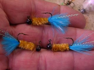 Crappie Fly Jigs Lake Fork Cinnamon Blue