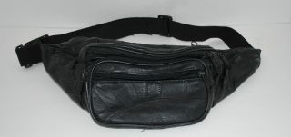 Leather Fanny Pack Patchwork Pattern