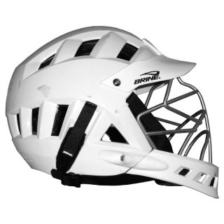 Mens Brine Triad ST2 Adult Lacrosse Helmet White