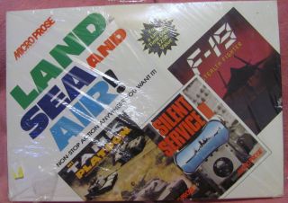 Vintage Land Sea and Air Software for Tandy Microprose Micro Prose New