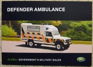 Land Rover Defender Ambulance Sales Brochure 2005 LRML 2238